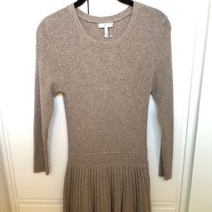 Joie Tan Sweater Dress Size Small